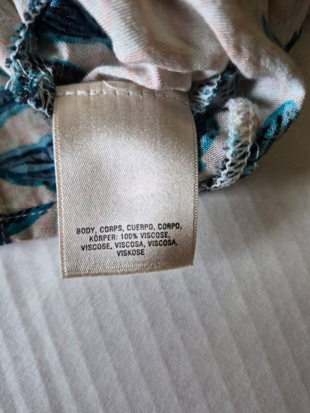 Andersen  & Lauth Floral Viscose Cocoon Open Cardigan OS - Picture 12 of 16